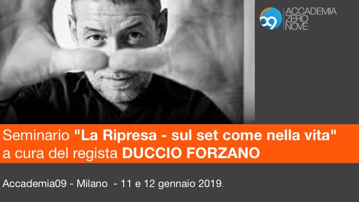 Seminario con il Regista DUCCIO FORZANO